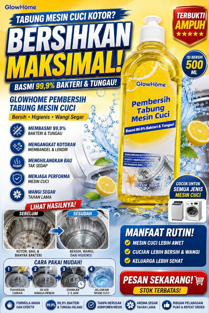 GlowHome Mesin Cuci